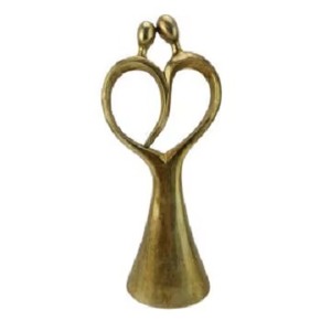 Assured quality brass fabulous couples sculptures add sophistication and a personal touch <b>to</b> home or office decor - Product Image 3
