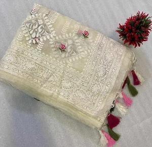 Indian Most Selling Designer Stylish Fancy <b>Organza</b> Soft <b>Silk</b> Saree Exclusive Elegant Blouse Ethnic Party Wedding Wear For Women - Product Image 4