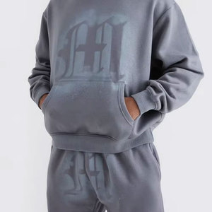 Hooded Fleece Custom Joggers Training Tracksuits Men Unisex <b>Sweat</b> Suit High Quality Oversized Casual <b>Set</b> Wholesale - Product Image 6
