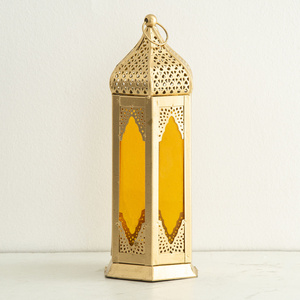 Morroco เชิงเทียนตะเกียงทองสีส้ม,โคมไฟตกแต่งโต๊ะโคมไฟสีเงินตกแต่งบ้านโคมไฟ Morroco
