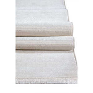 KD006 Tapis en velours crème grande surface fabriqué à la machine Tapis de chambre rectangle à motif abstrait texturé doux en polyester - Product Image 5