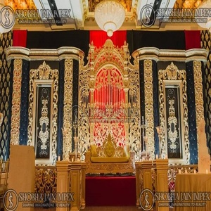 เวทีงานแต่งงานไม้ดีไซน์ใหม่ ตกแต่งงานแต่งงานอย่างหรูหรา - Product Image 5