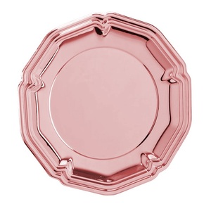 Plato de Servir de Alta Calidad para Pasta y Postres con Acabado en Níquel y Borde Impreso para Uso Doméstico y de Catering a Bajo Precio - Product Image 4