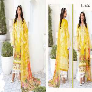 Luxe haute qualité Ramsha Volume MASHAAL Shalwar Kameez costumes pakistanais indien fête porter fait de haute qualité pelouse limitée - Product Image 6