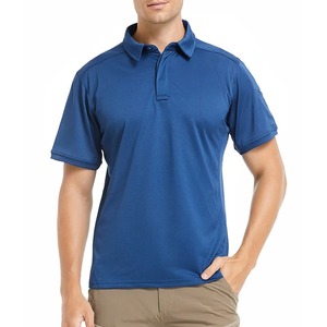Polos unis surdimensionnés décontractés de haute qualité personnalisés avec votre logo Chemises de golf en jersey Vêtements de golf pour hommes - Product Image 1