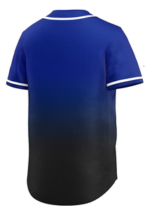 Maillots de baseball vierges pour hommes, chemises à manches courtes, style hip-hop, sport, décontracté, boutonné, uniformes, 100% polyester - Product Image 5