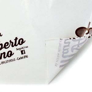 Papier d'emballage Pelleaglio 40 Gr - Fond blanc personnalisé avec logo semi-couleur - Product Image 4