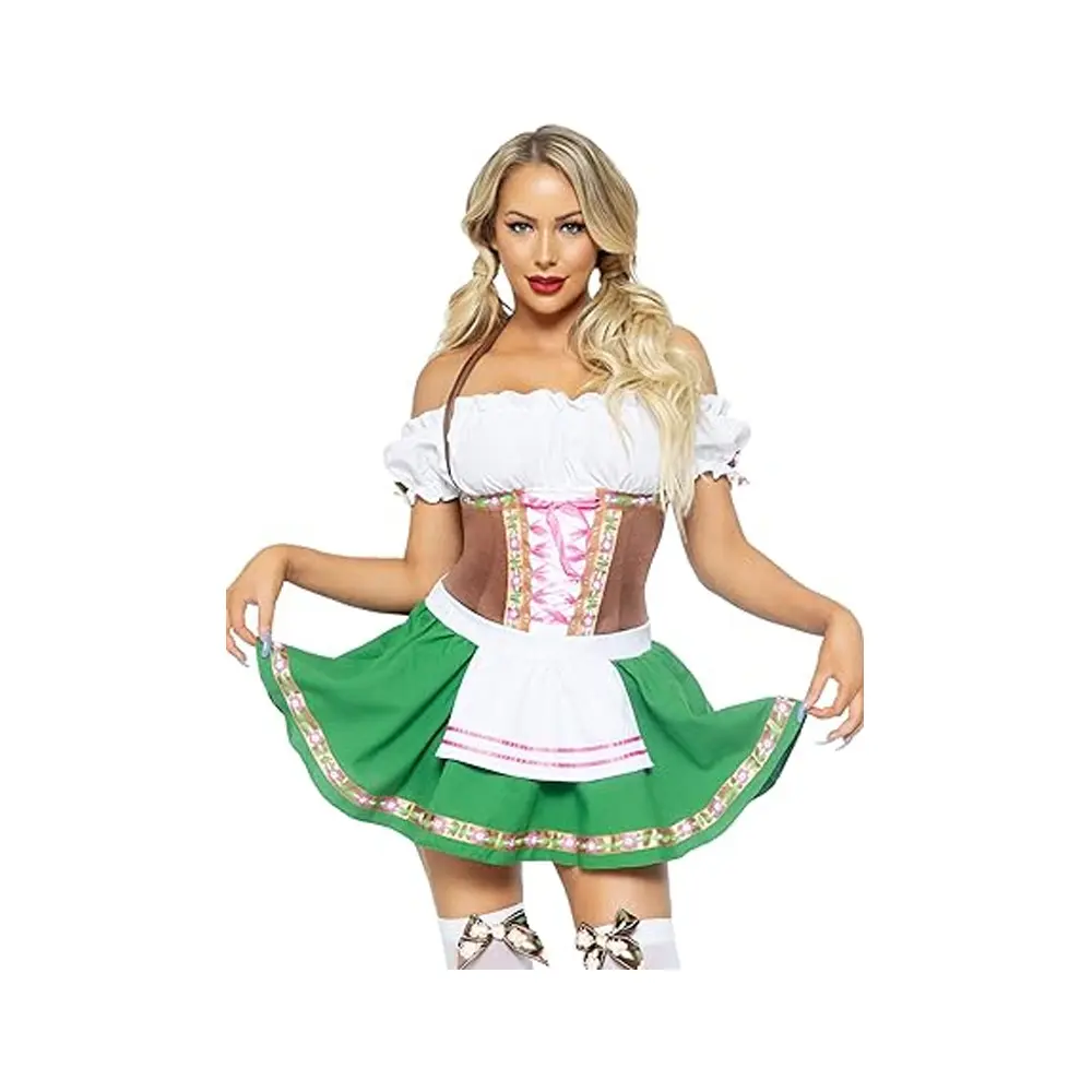 OEM Wholesale Fashionable Women Bavarian Dress / Best Quality Low MOQ And Low Prices Women Bavarian Dirndl Dress