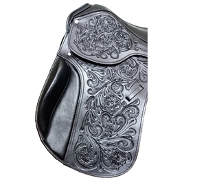 Sillín de doma inglés de cuero suave de alta calidad, producto transpirable y Ecuestre para montar a caballo - Product Image 3