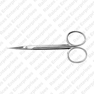 Tijeras oftálmicas de calidad superior, puntas romas en ángulo de 9cm, instrumento Médico Quirúrgico, tijeras oftálmicas a la venta - Product Image 2