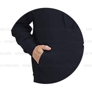 Customized <b>Men</b> 350 GSM Heavy Weight French Terry <b>Hoodie</b> Zipper Pullover Streetwear Dropped Shoulders Fashion <b>Hoodie</b> <b>Pink</b> <b>Hoodie</b> - Product Image 5