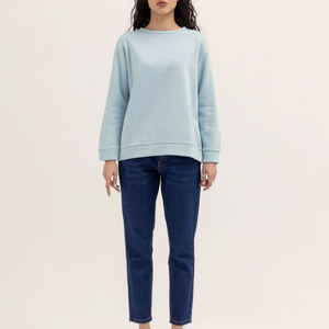 Manufacturer Custom <b>Crewneck</b> Fleece Cotton <b>Sweater</b> Oversized <b>Crewneck</b> Vintage Women Sweatshirt - Product Image 2