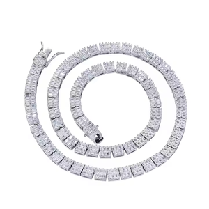 LustraLink Yellow Gold <b>Statement</b> <b>Necklace</b> with Luminous Sparkle Fine Link Chain Design EternaGlow Elegance for Gift Occasions - Product Image 4