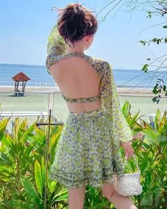 Vestido de algodón indio hecho a mano elegante bohemio acampanado dobladillo ropa de verano regalo personalizado de moda - Product Image 3