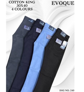 Pantalon de jogging cargo extensible de qualité supérieure pour hommes avec jambes fuselées et chevilles élastiques conçues en vrac d'Inde - Product Image 2