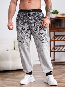Pantalon de jogging en molleton de coton pour hommes Pantalon de jogging surdimensionné de haute qualité à la mode Streetwear - Product Image 3