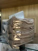 Sac d'emballage pour serviettes en PVC transparent imperméable avec poignée en plastique, pochette cubique en vinyle à soufflets transparents |   Supermarché à haute fréquence