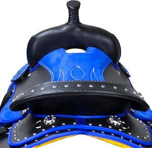 Ensemble de tapis de selle de cheval en cuir professionnel de haute qualité Selle de saut personnalisée Styles de dressage occidental Tailles personnalisées respirantes - Product Image 4