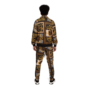 2025 dernière conception coton polaire survêtement pour hommes goutte épaule Fitness Gym porter à capuche pantalons de survêtement Style décontracté Logo caractéristique - Product Image 2