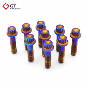 Cao cấp hàng không vũ trụ-Lớp ti6al4v hợp kim titan 12 điểm mặt bích Bolt 3/8-24 1/<span class=keywords><strong>2</strong></span>-20 5/8-18 cường độ cao Titan mặt bích Bolt - Product Image 3