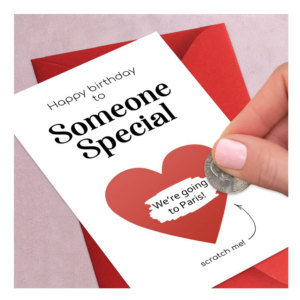 Carte à gratter de loterie personnalisable Carte de remerciement en relief imprimée UV sur carton sérigraphie effet de tache - Product Image 2