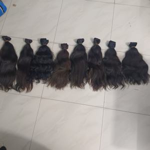 Extensions de cheveux humains Remy indiennes, double trame, dentelle HD, matière première vierge, cheveux péruviens naturels, lisses, qualité supérieure - Product Image 4