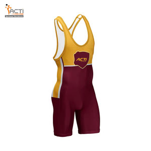 Wrestler Singlet Pour Jeunes Hommes Conception Personnalisée Jambes Antidérapantes Ajustement Lisse Parfait Pour Toutes Les Saisons - Product Image 3