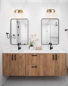 Armoire de salle de bain grise de luxe moderne Vanité Vente en gros Nouveau produit en bois massif Armoire de lavabo Vanités de salle de bain de luxe - Product Image 6