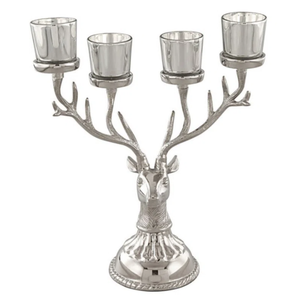 Candelabro de mesa de metal antiguo candelabro regalo de Navidad velas portavelas boda fiesta decoración del hogar adorno de Navidad - Product Image 4