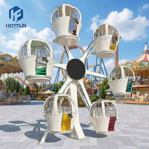 Hotfun Grande Roue Miniature <span class=keywords><strong>à</strong></span> 6 Cabines, Nouvelles Attractions de <span class=keywords><strong>Parc</strong></span> d'Attractions, Manège pour Enfants <span class=keywords><strong>à</strong></span> Vendre - Product Image 3