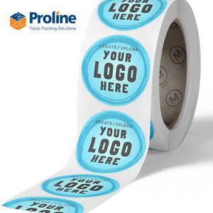 Etiquetas Adhesivas Personalizadas Proline en Rollo de Vinilo Rectangulares con Núcleo de 3/4 Pulgadas para Empaquetado de Alimentos - Product Image 1