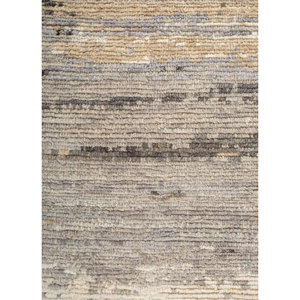Alfombra de Lana Entrelazada a Mano Entropy Ivory, Alfombra Rectangular de Gran Tamaño con Patrón Abstracto para Sala de Estar, Reb-13001 Hecha a Mano - Product Image 3