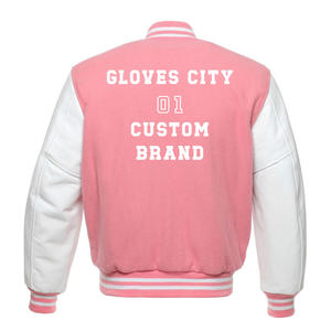 GANTS City Custom Chenille Embroidery Patchwork Long Sleeve Varsity Jacket For Man High Street Loose Baseball Man Jacket - Product Image 6