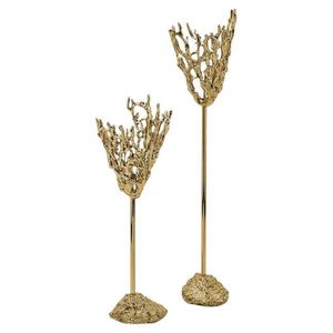Portavelas de metal de doble brazo con diseño simétrico y sensación elegante adecuado para exhibiciones de comedor o manto - Product Image 6