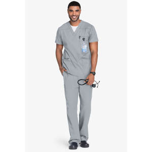 Tenue médicale unisexe pour infirmiers et infirmières : ensemble haut et pantalon de travail pour hôpital - Product Image 6