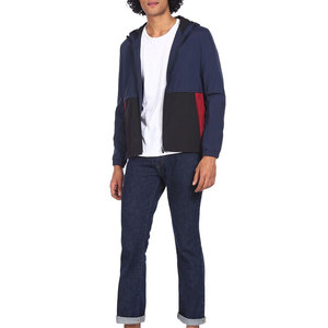 Chaqueta Softshell para hombre con estampado de diseño personalizado OEM de alta calidad, chaqueta Softshell para hombre de talla grande con logotipo personalizado en blanco - Product Image 4