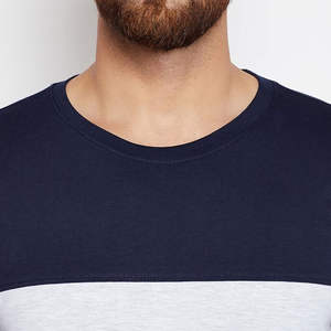 T-shirt décontracté à manches longues pour homme, en polyester/coton de qualité supérieure, col rond, motif uni, manches longues, jersey vierge, design haut de gamme - Product Image 5