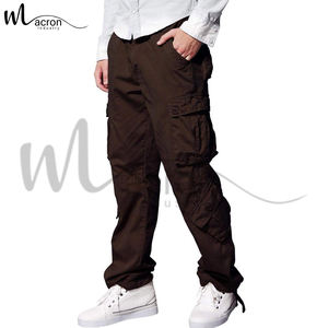 Pantalones Cargo para Hombre, Diseño Moderno, Color Marrón, Estilo Deportivo, Multibolsillos, Colores y Tallas Personalizadas, Cómodos para Uso Diario - Product Image 4