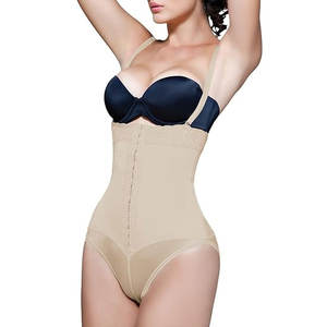 Body Bikini <span class=keywords><strong>Senza</strong></span> Spalline con Chiusura Frontale Nuovo Controllo Pancia Modellante Solleva Glutei Body Modellante Donna - Product Image 1