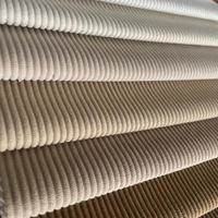 Tela de Tapicería de Terciopelo de Lujo con Rayas 3D de Piel Sintética de Poliéster para Muebles, Sofás, Camas, Alfombras, Cortinas y Sillas