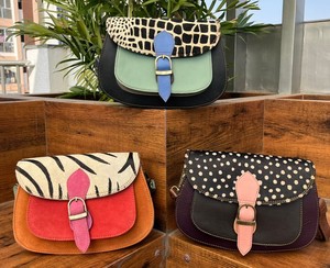 Nuevo Bolso de Mano de Cuero Reciclado con Estampado Animal Occidental de Diseñador, Bolso Multicolor para Mujer, Elegante y Multiusos, Bolso Bandolera - Product Image 5