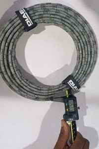 Cuerda de sierra de diamante multihilo Diabu de alta dureza OEM/OBM para mármol, 5.3 mm de diámetro - Product Image 6