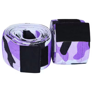 Bande de compression pour le genou en néoprène élastique à haute élasticité, unisexe, personnalisable, pour la musculation, la musculation, la compression, la salle de sport - Product Image 3