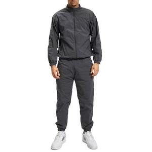 Ensemble de survêtement pour homme en polyester/coton imprimé écologique sur mesure, veste à capuche zippée, pantalon coupe-vent - Product Image 3