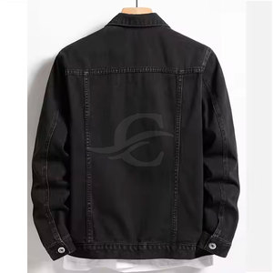 Latest Style New Arrival Winter Customized Color Men's 100% Cotton Breathable Casual <b>Jeans</b> <b>Jacket</b> OEM Service - Product Image 2