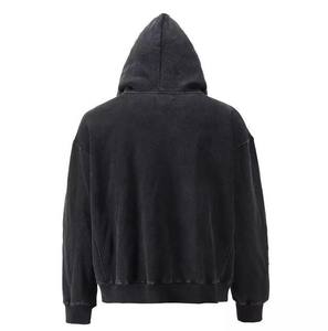 High Quality European <b>American</b> Retro <b>Hoodie</b> Fully Customized Comfortable Breathable Fleece Material Rhinestone Solid Color - Product Image 4