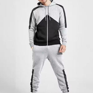 Conjunto Deportivo Vintage Unisex de Invierno 2025, Pantalones Deportivos Personalizados para Hombre, Talla Grande, Sudadera con Cremallera, Transpirable, 100% Algodón, Impresión Serigrafiada - Product Image 1