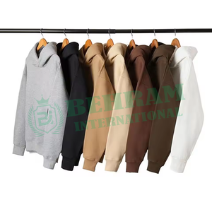 Sweat à capuche unisexe épais et tendance 2026, coupe oversize 220g, épaules tombantes, en molleton écologique ou en tissu éponge français - Product Image 6