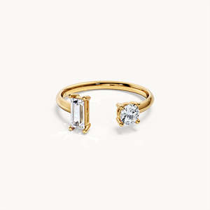 Bague Blair en or 14 carats avec diamant de laboratoire - Product Image 2