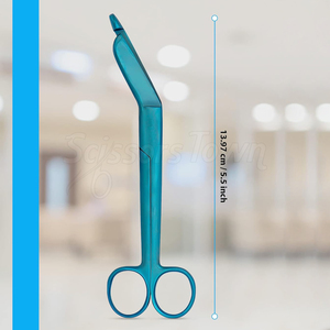 Ciseaux chirurgicaux de qualité médicale avec lames incurvées pour une coupe précise et une utilisation fiable dans les hôpitaux et les cliniques - Product Image 6